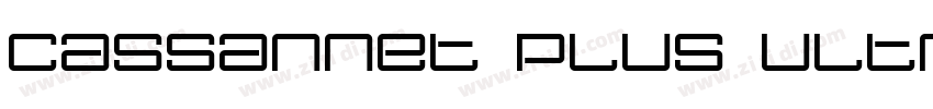 Cassannet Plus Ultra字体转换